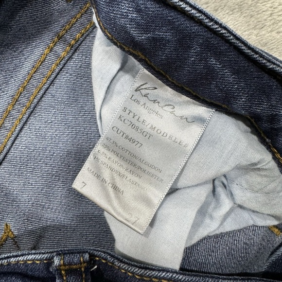 KanCan Jeans Womens 7/27 Blue Skinny Stretch Dark Wash Denim Preppy City Casual - Picture 7 of 9